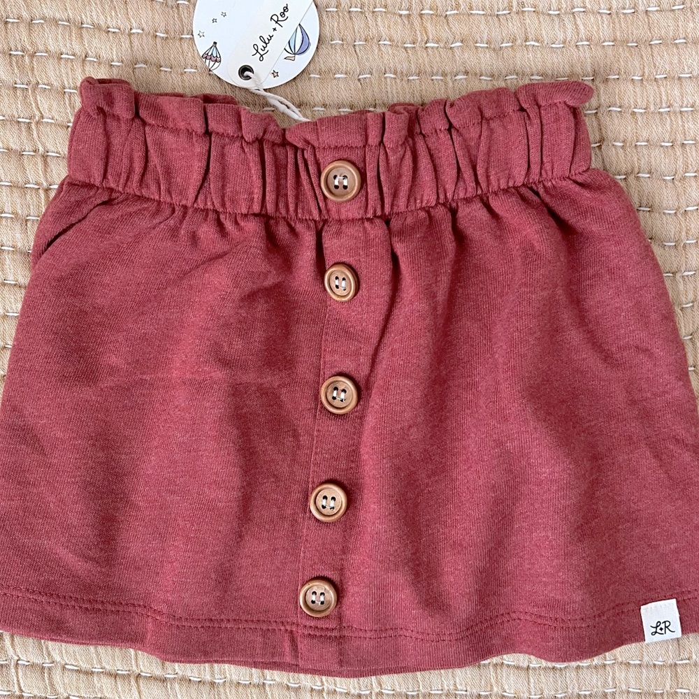 Brick red NWT Lulu + Roo skirt